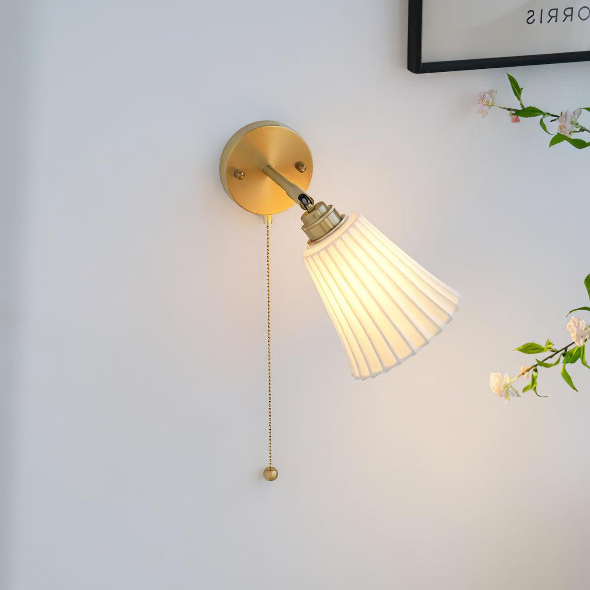 Nominex Keramik-Wandleuchte im Vintage-Stil