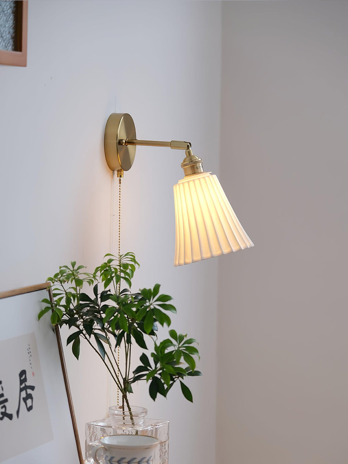 Nominex Keramik-Wandleuchte im Vintage-Stil