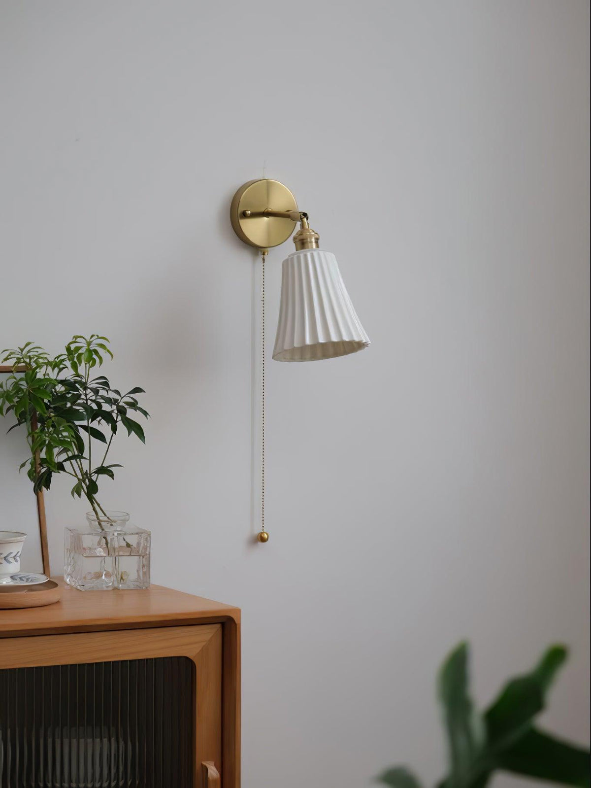 Nominex Keramik-Wandleuchte im Vintage-Stil
