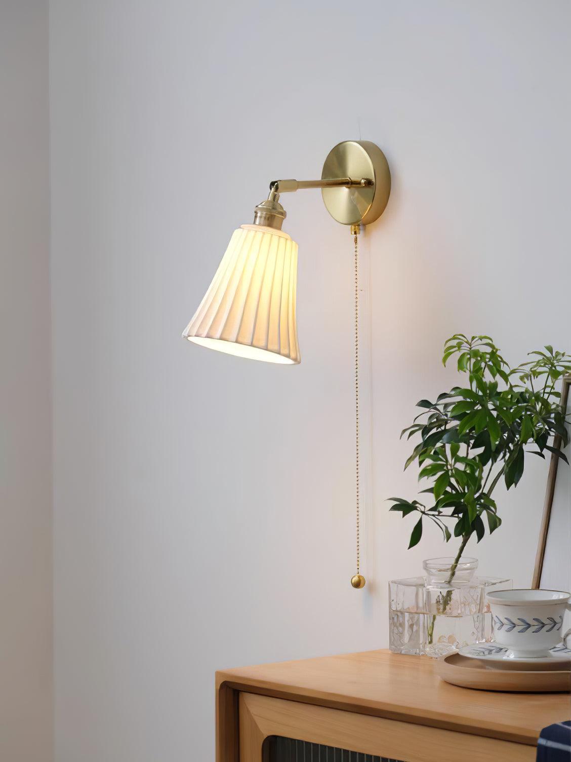 Nominex Keramik-Wandleuchte im Vintage-Stil