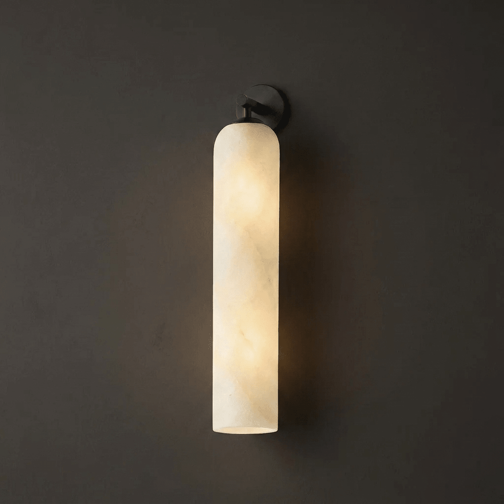 Tube Alabaster Wandleuchte