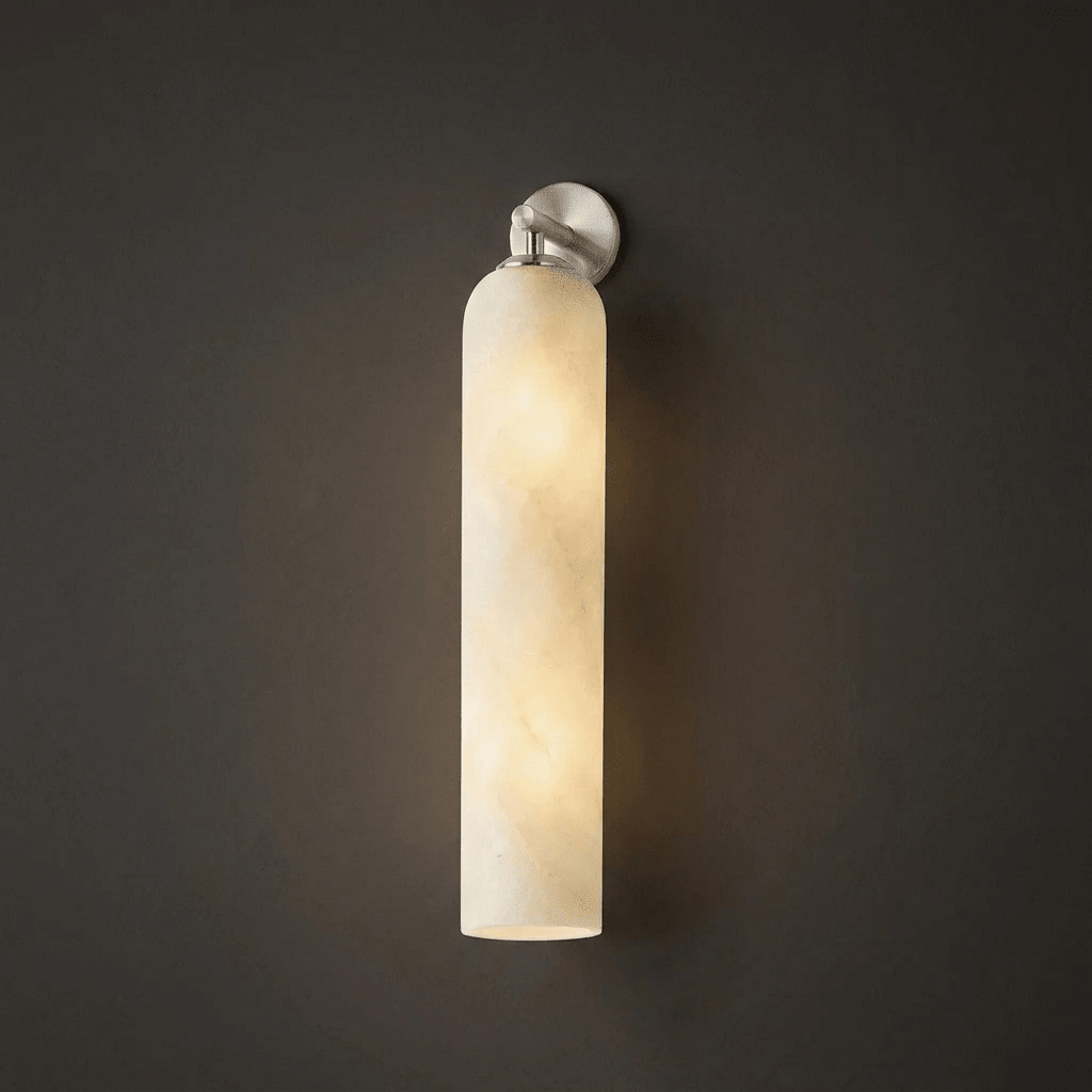 Tube Alabaster Wandleuchte