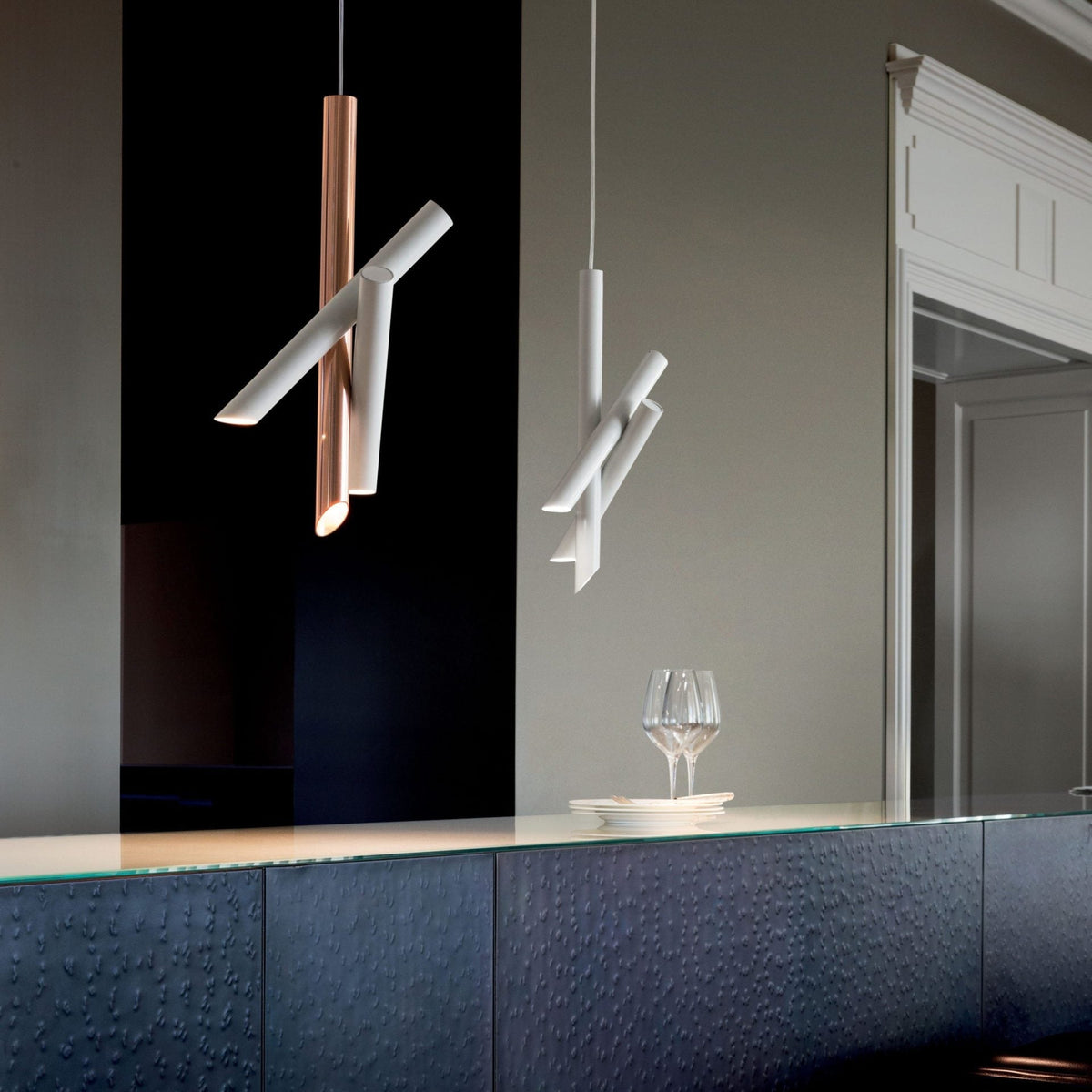 Erixon Pendelleuchte Röhren Aluminium Minimalistisch