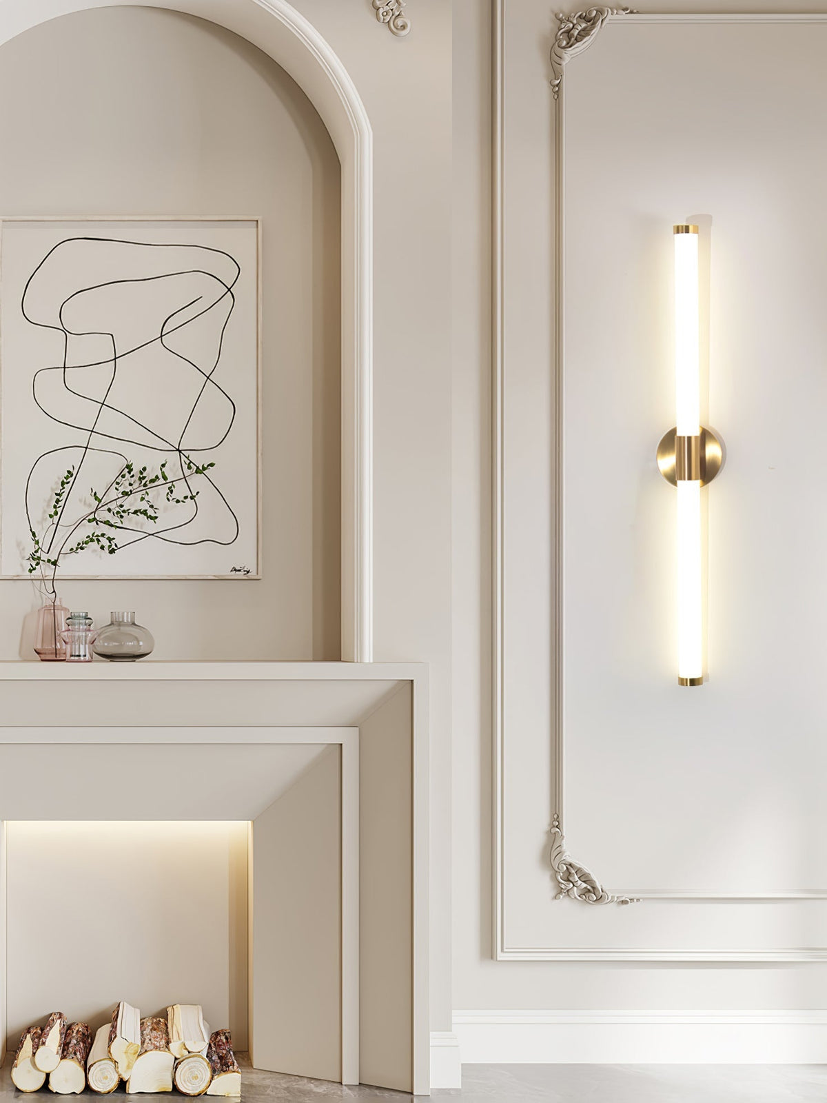 Cecarir Kunst Tubo Linear LED Wandleuchte