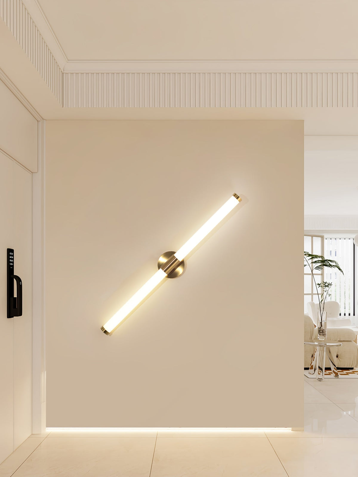 Cecarir Kunst Tubo Linear LED Wandleuchte