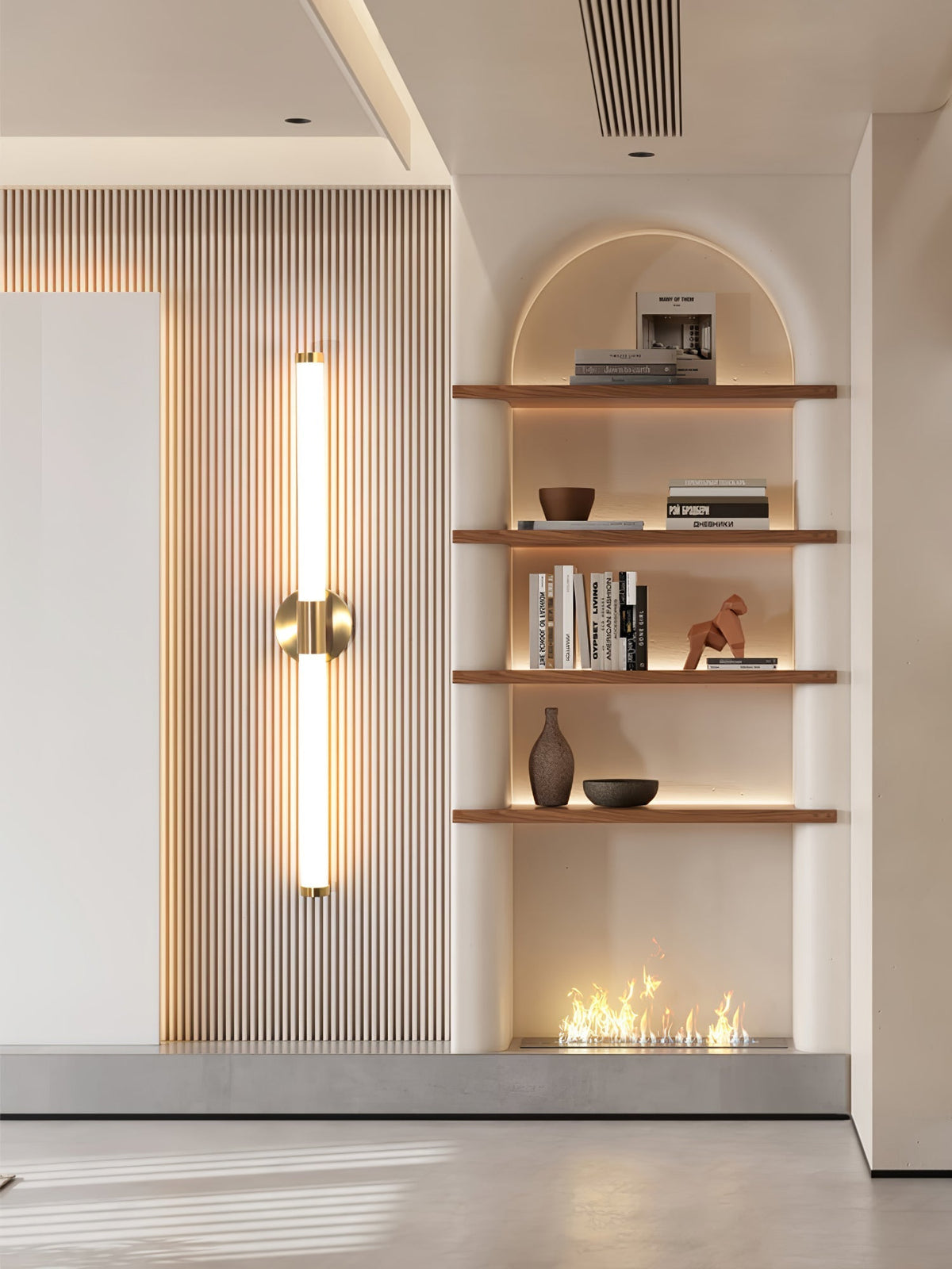 Cecarir Kunst Tubo Linear LED Wandleuchte