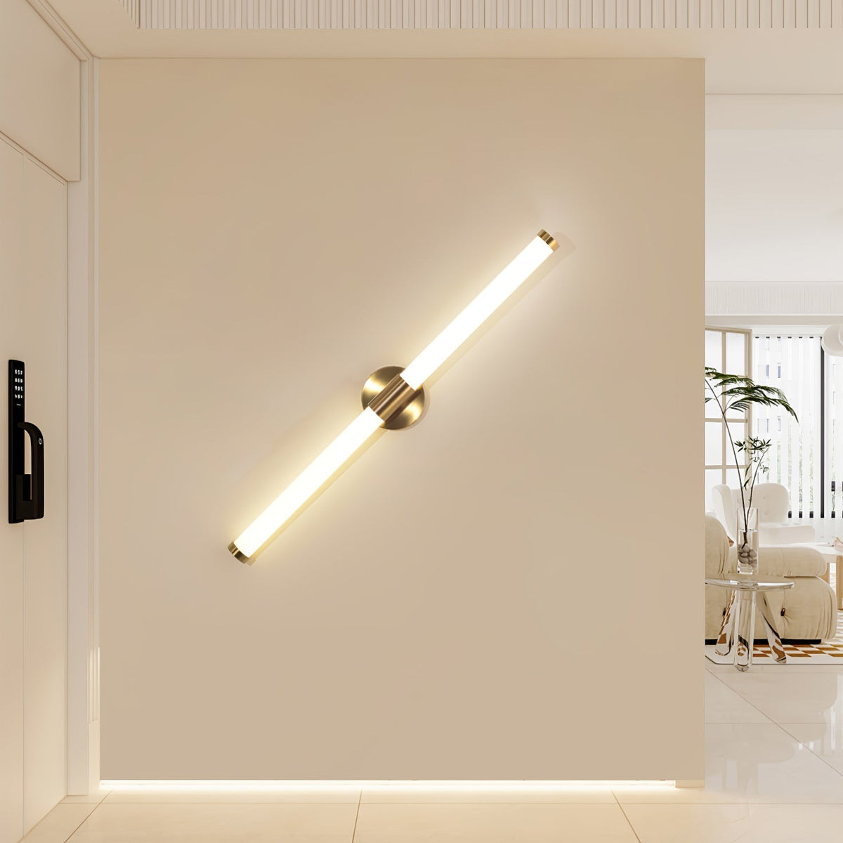 Cecarir Kunst Tubo Linear LED Wandleuchte
