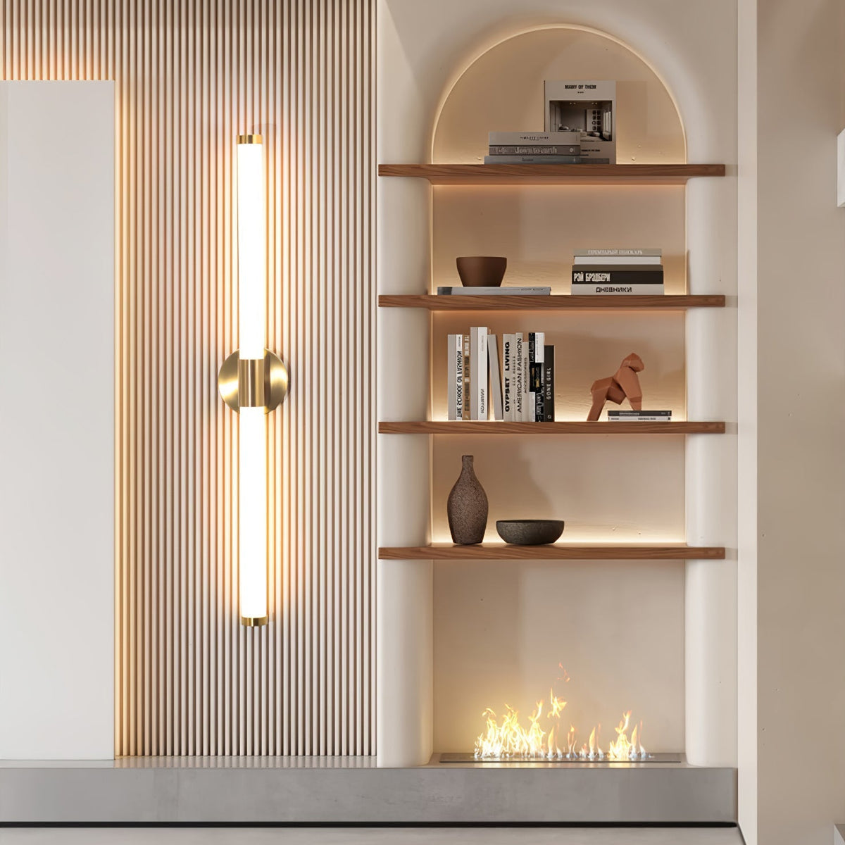 Cecarir Kunst Tubo Linear LED Wandleuchte