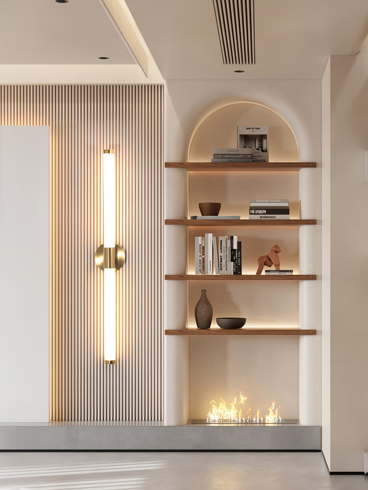 Cecarir Kunst Tubo Linear LED Wandleuchte