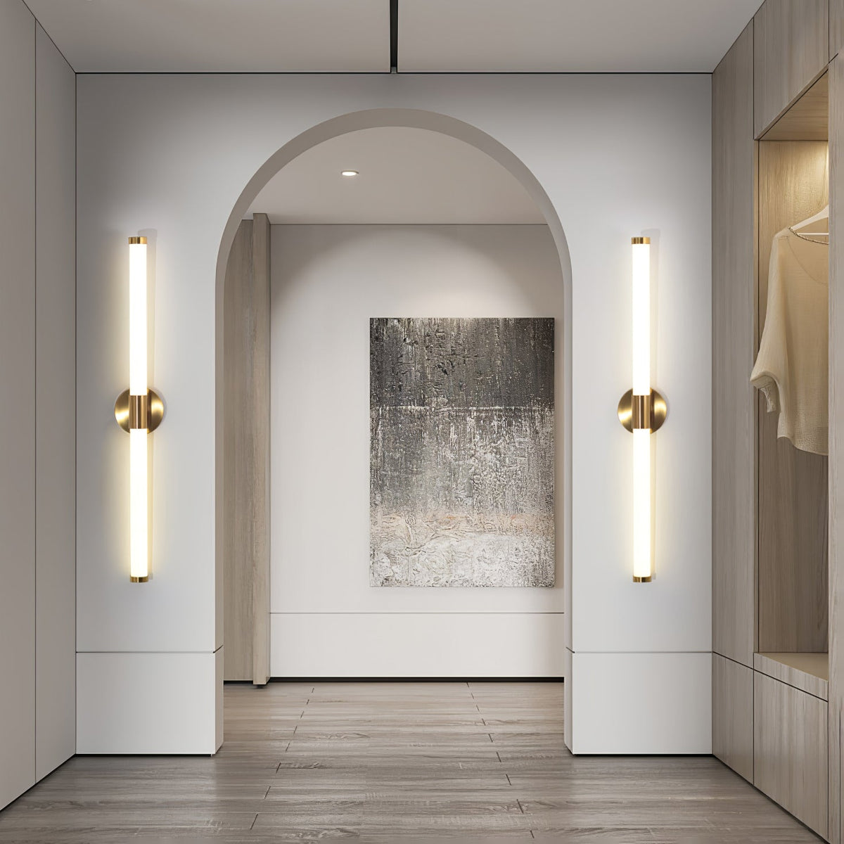 Cecarir Kunst Tubo Linear LED Wandleuchte