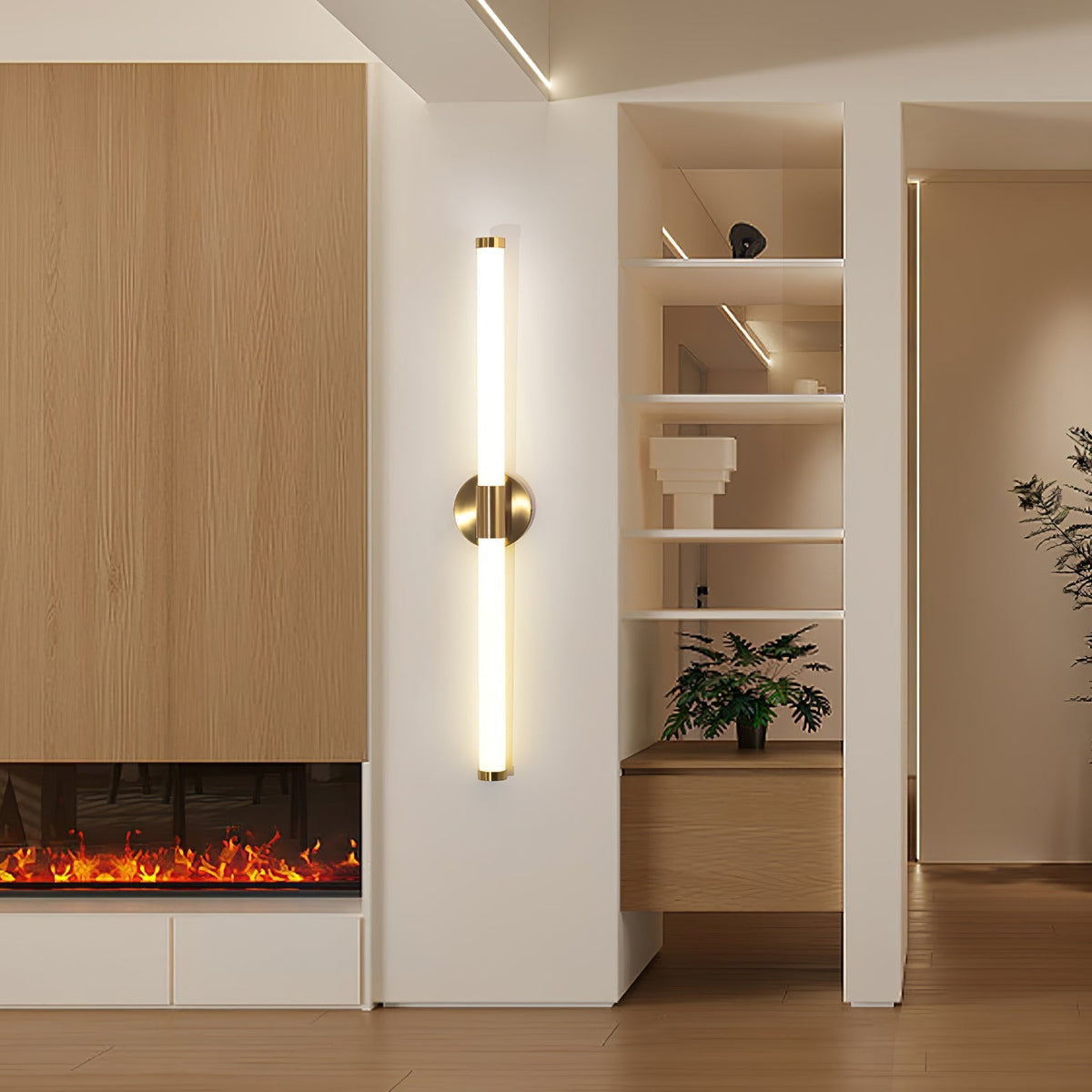 Cecarir Kunst Tubo Linear LED Wandleuchte