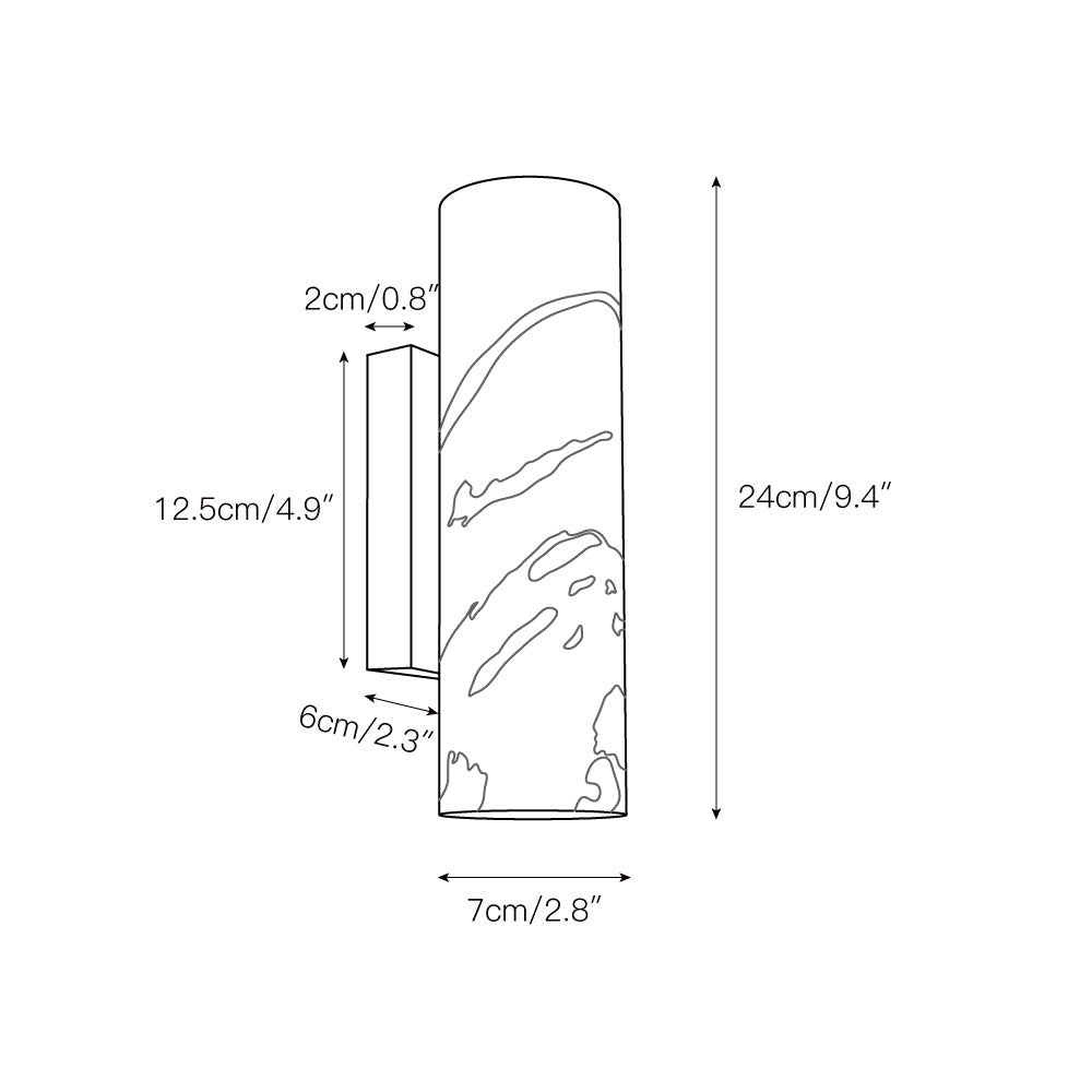 Tubular Wandleuchte