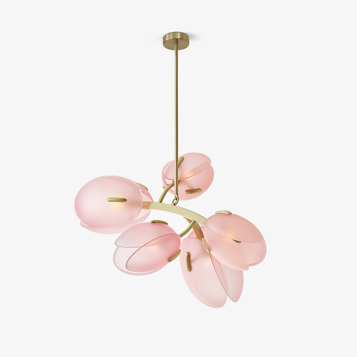 Blossom zeitgenössischer Kronleuchter aus Glas
