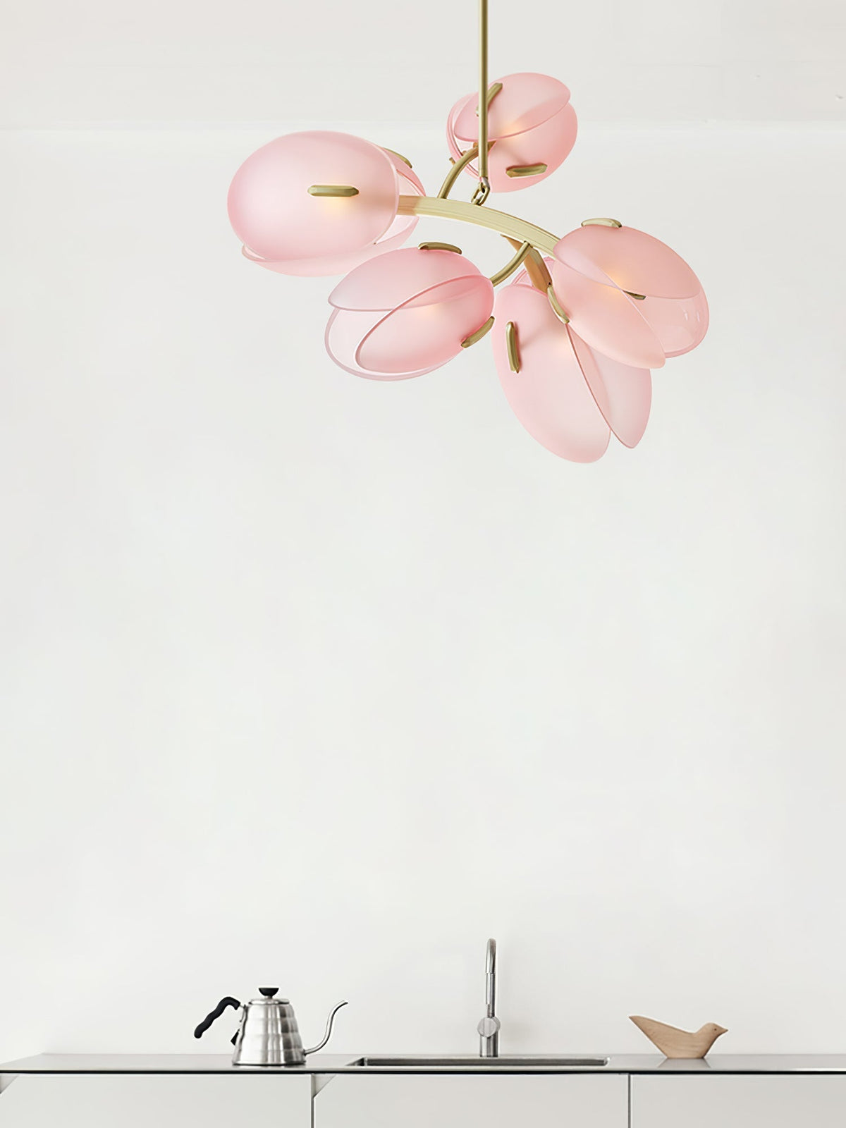 Blossom zeitgenössischer Kronleuchter aus Glas