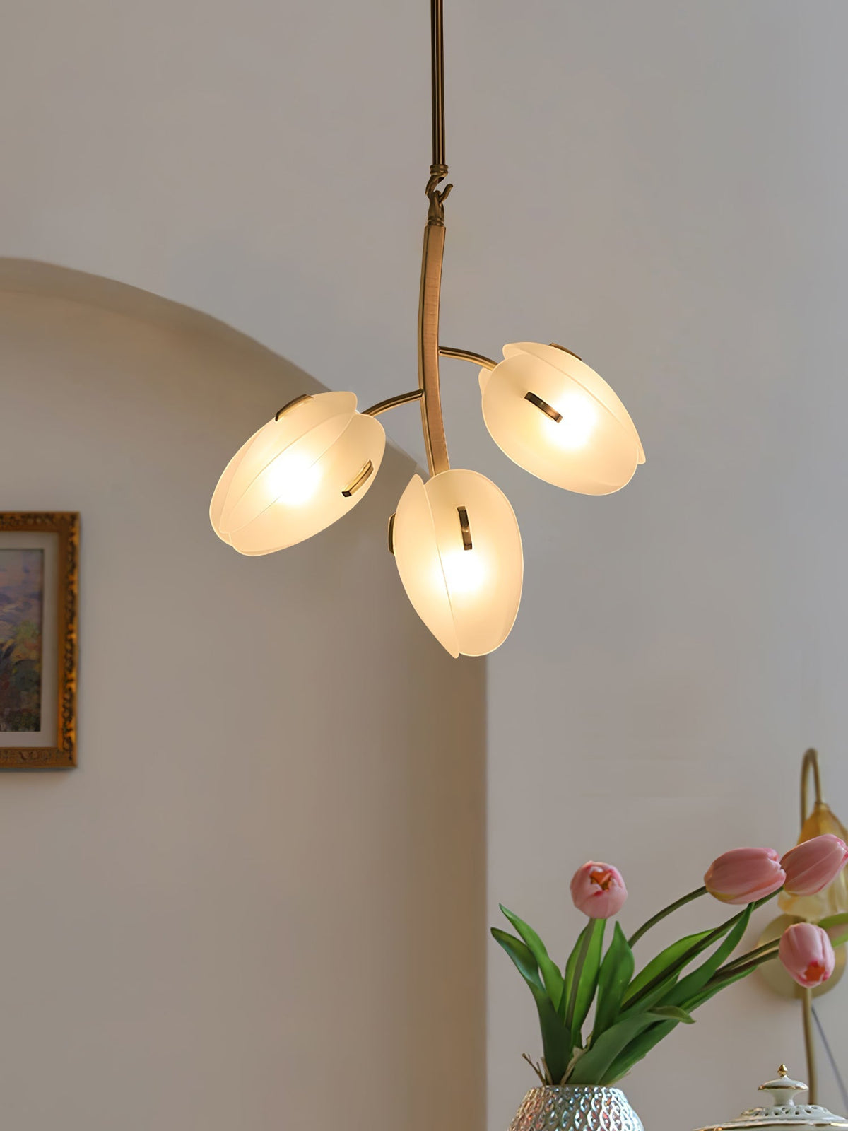 Blossom zeitgenössischer Kronleuchter aus Glas