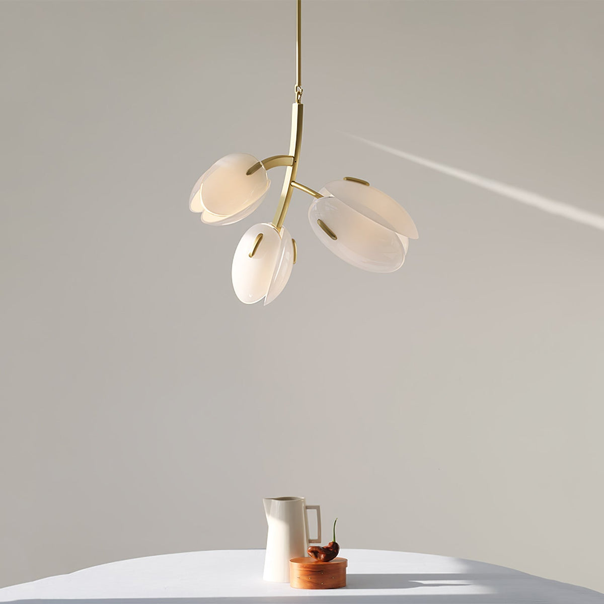 Blossom zeitgenössischer Kronleuchter aus Glas