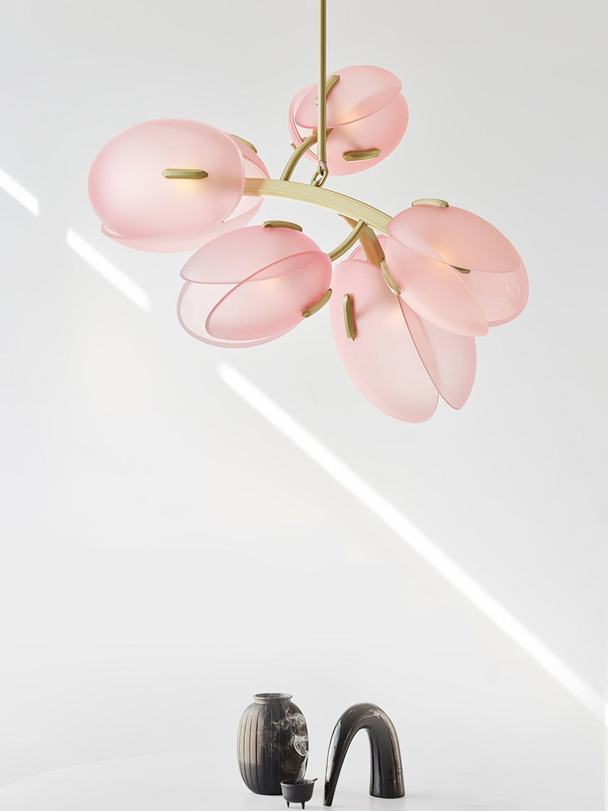 Blossom zeitgenössischer Kronleuchter aus Glas