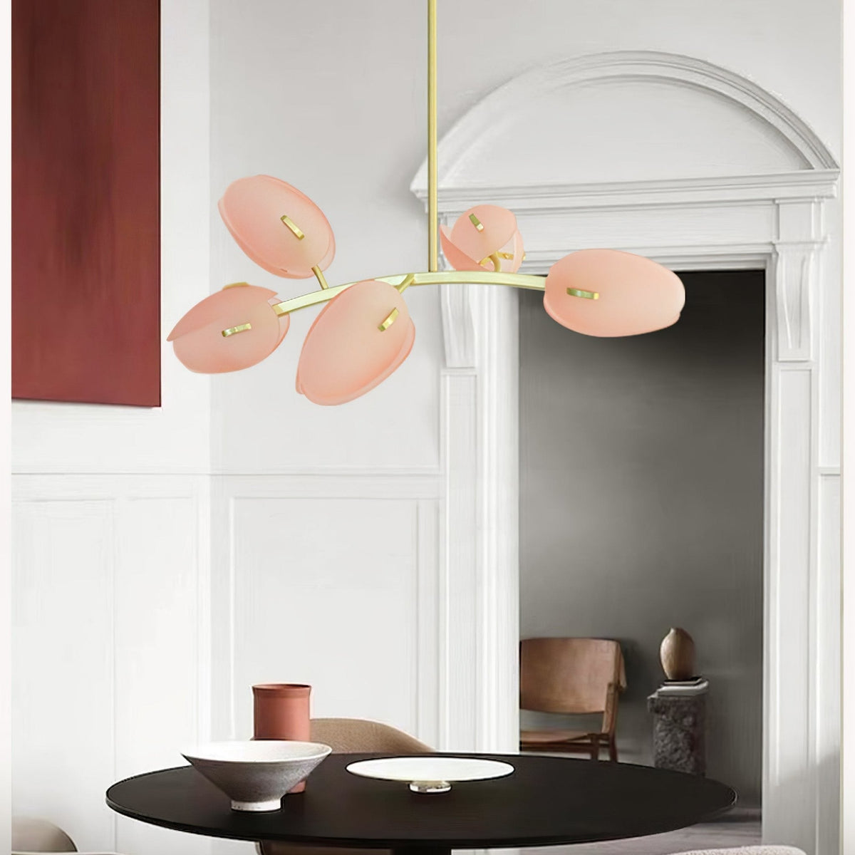 Blossom zeitgenössischer Kronleuchter aus Glas