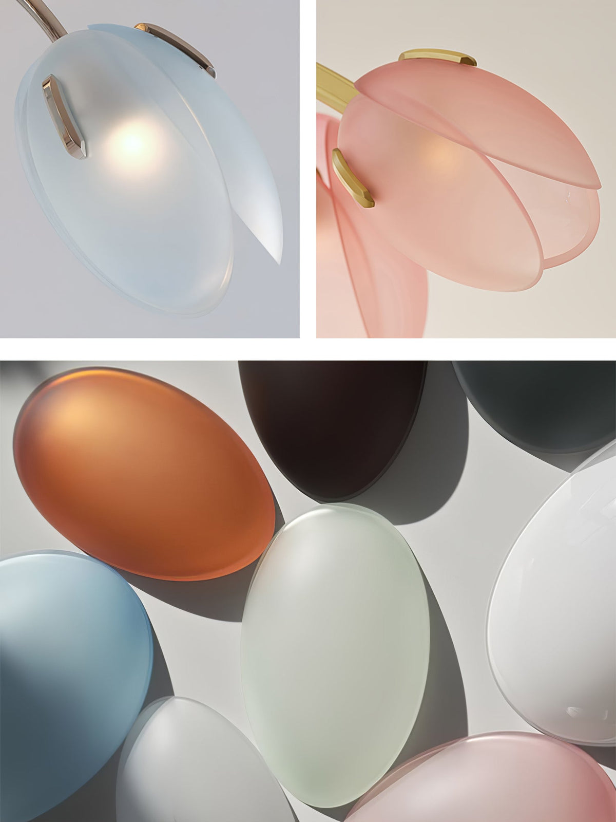 Blossom zeitgenössischer Kronleuchter aus Glas