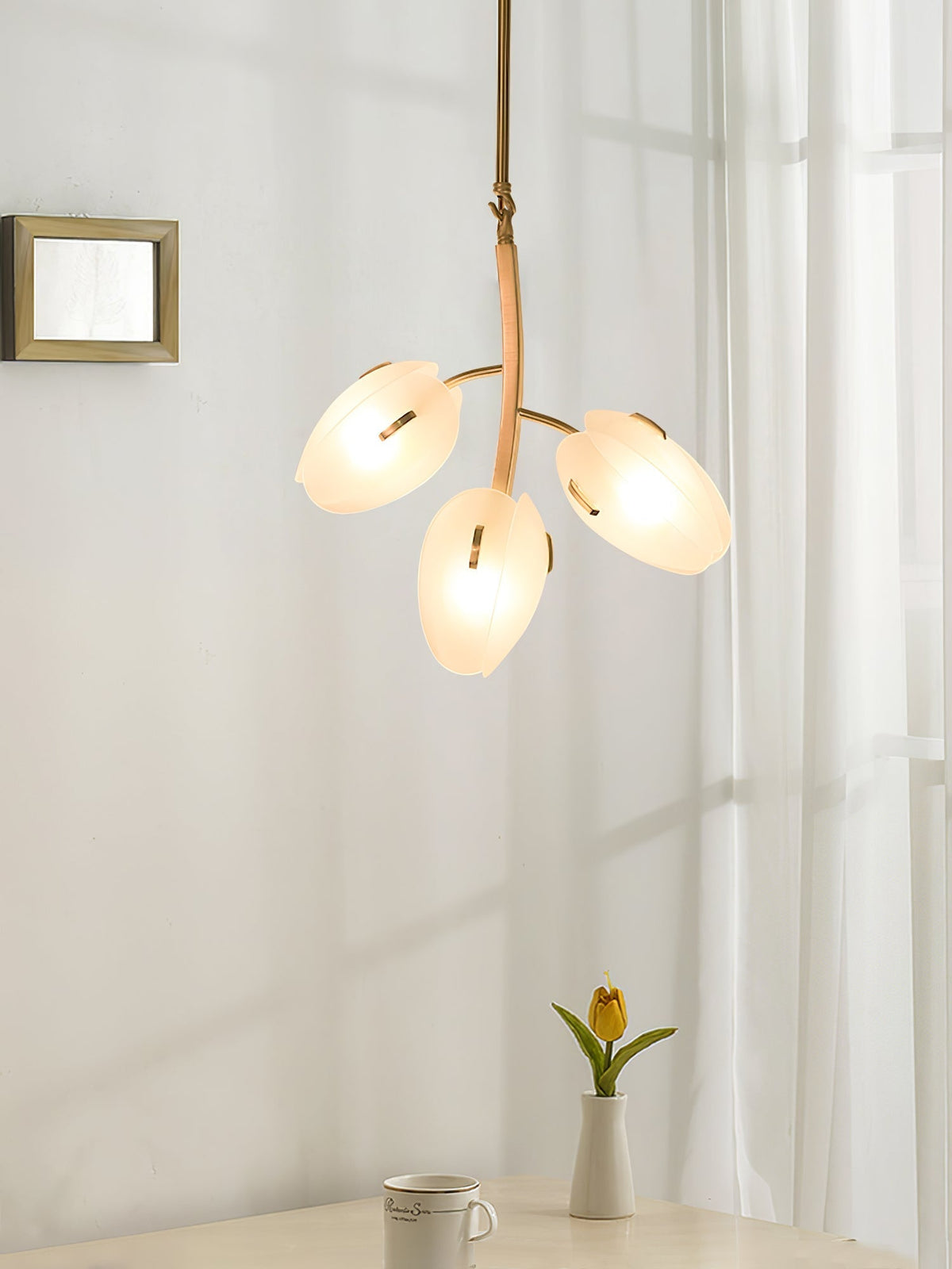 Blossom zeitgenössischer Kronleuchter aus Glas