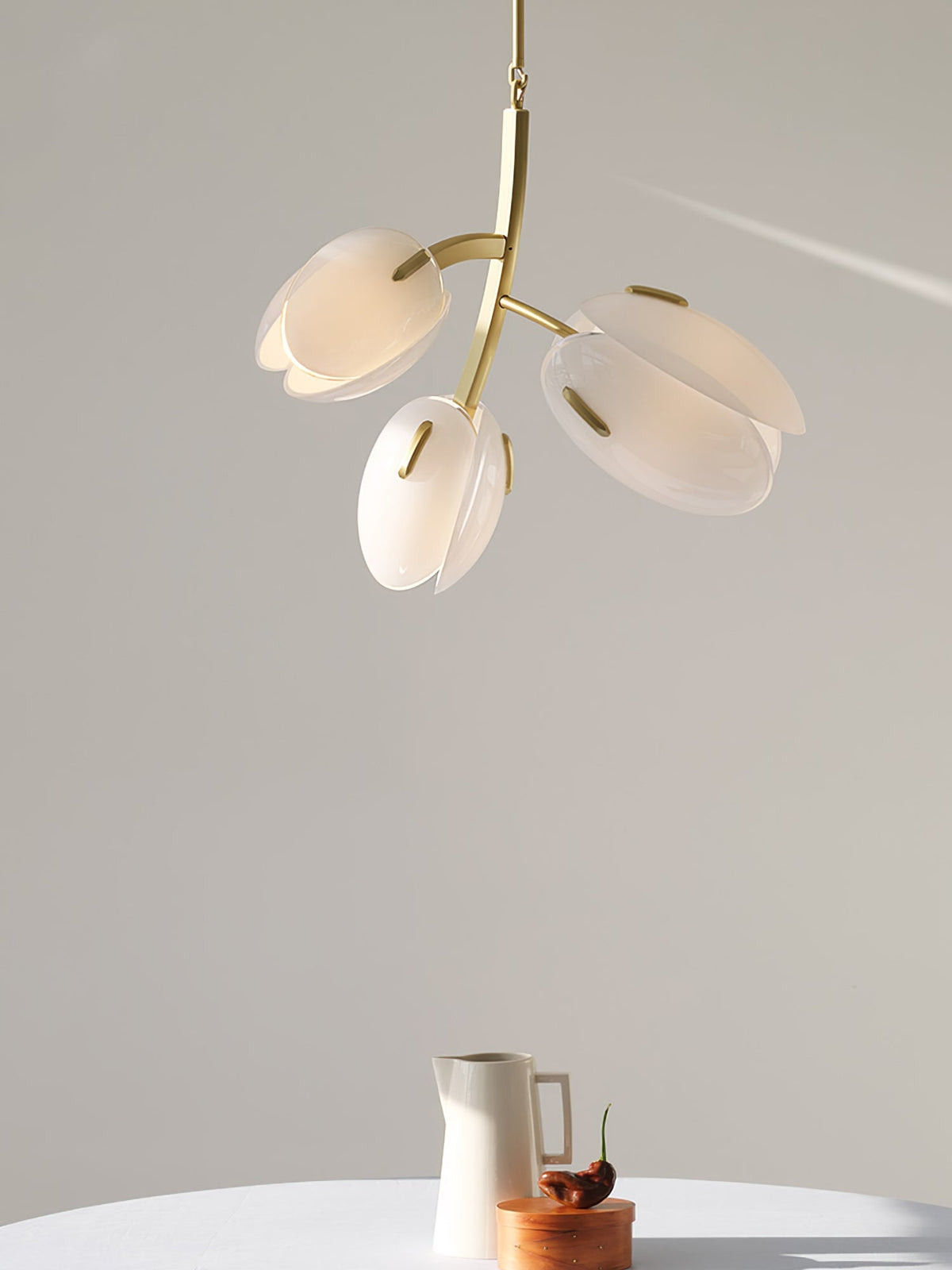 Blossom zeitgenössischer Kronleuchter aus Glas