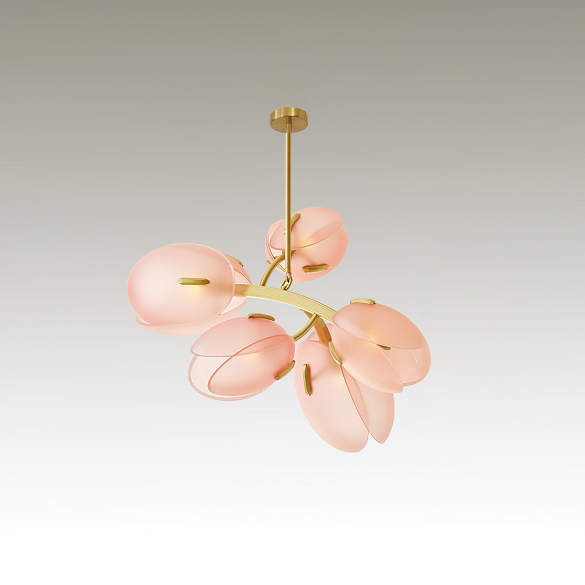 Blossom zeitgenössischer Kronleuchter aus Glas
