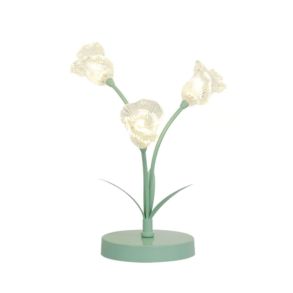 Aurdoril Tischleuchte aus Glas in whimsischer Form