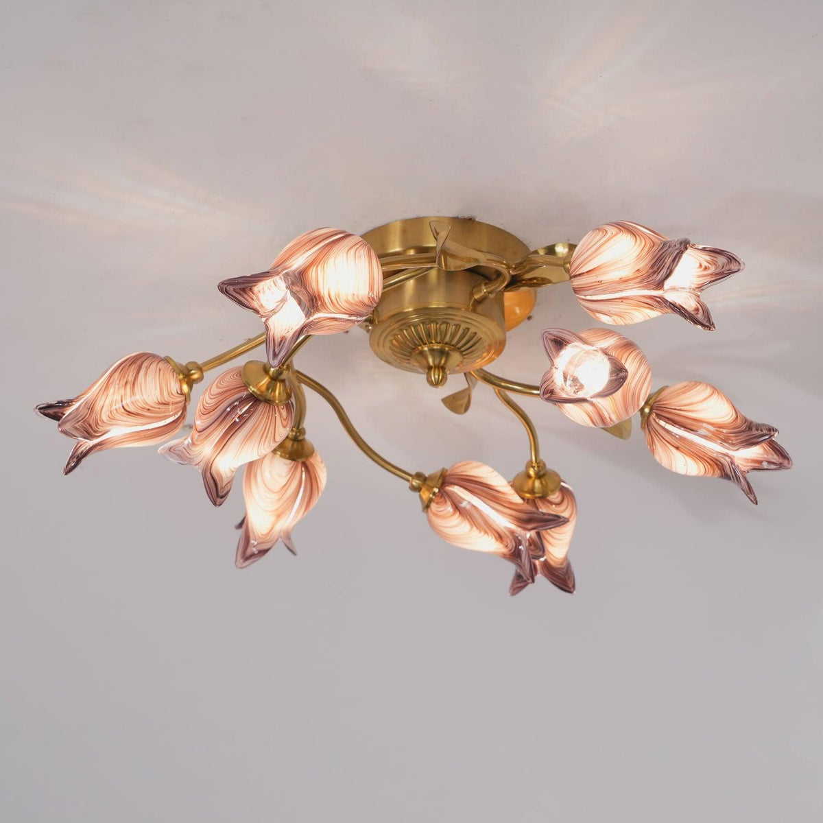 Vathaos Tulip Serenade Glas-Deckenleuchte