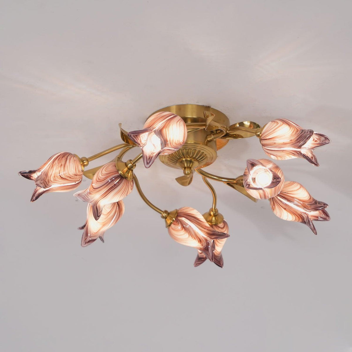 Vathaos Tulip Serenade Glas-Deckenleuchte