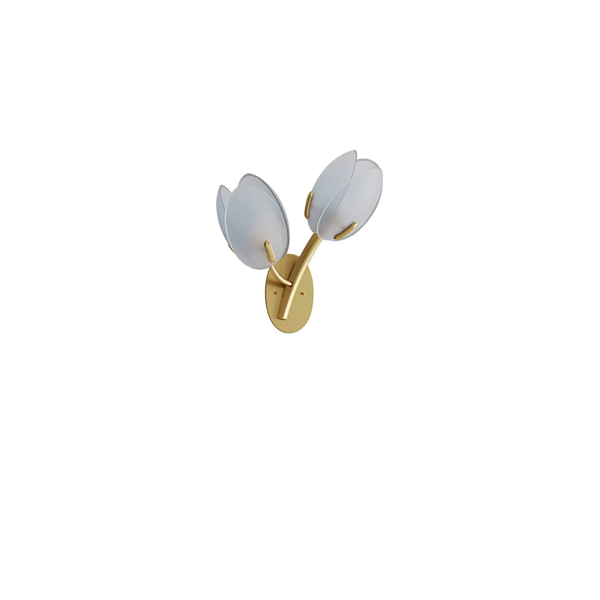 Jovell Wandleuchte skandinavisch Art Bloom Pendelleuchte aus Glas für Wohnzimmer | Cielum
