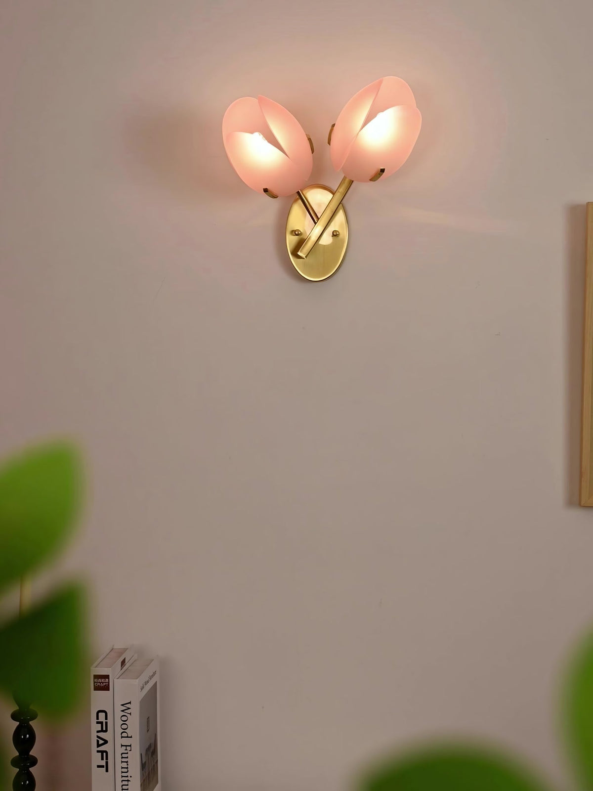 Jovell Wandleuchte skandinavisch Art Bloom Pendelleuchte aus Glas für Wohnzimmer | Cielum