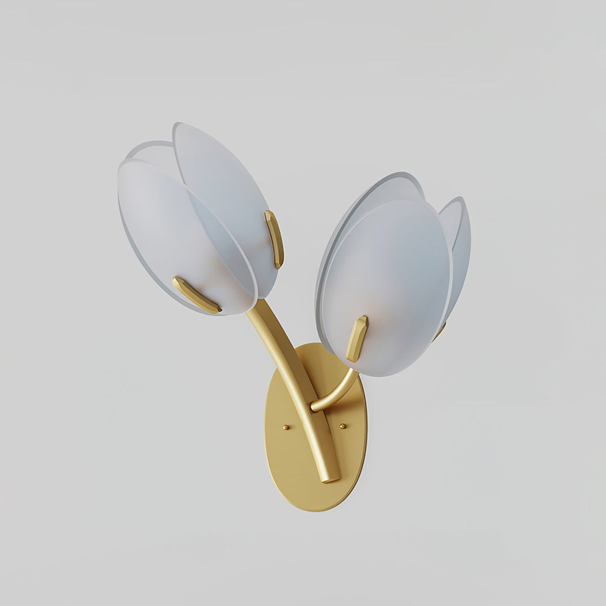 Jovell Wandleuchte skandinavisch Art Bloom Pendelleuchte aus Glas für Wohnzimmer | Cielum