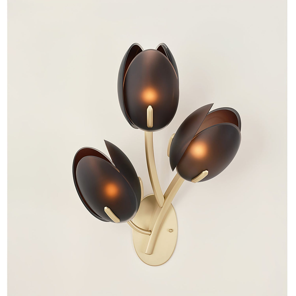 Jovell Wandleuchte skandinavisch Art Bloom Pendelleuchte aus Glas für Wohnzimmer | Cielum
