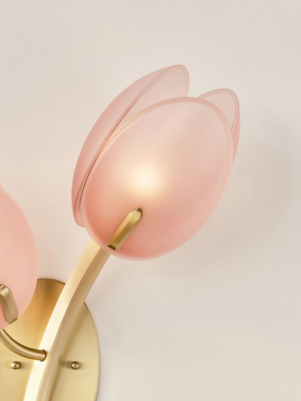 Jovell Wandleuchte skandinavisch Art Bloom Pendelleuchte aus Glas für Wohnzimmer | Cielum