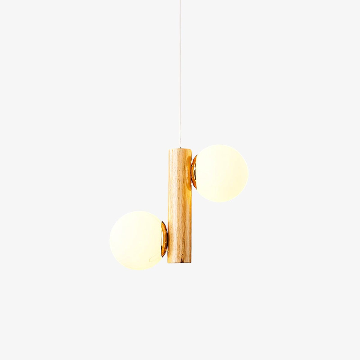 Solstica Pendelleuchte aus Holz im klassischen Stil