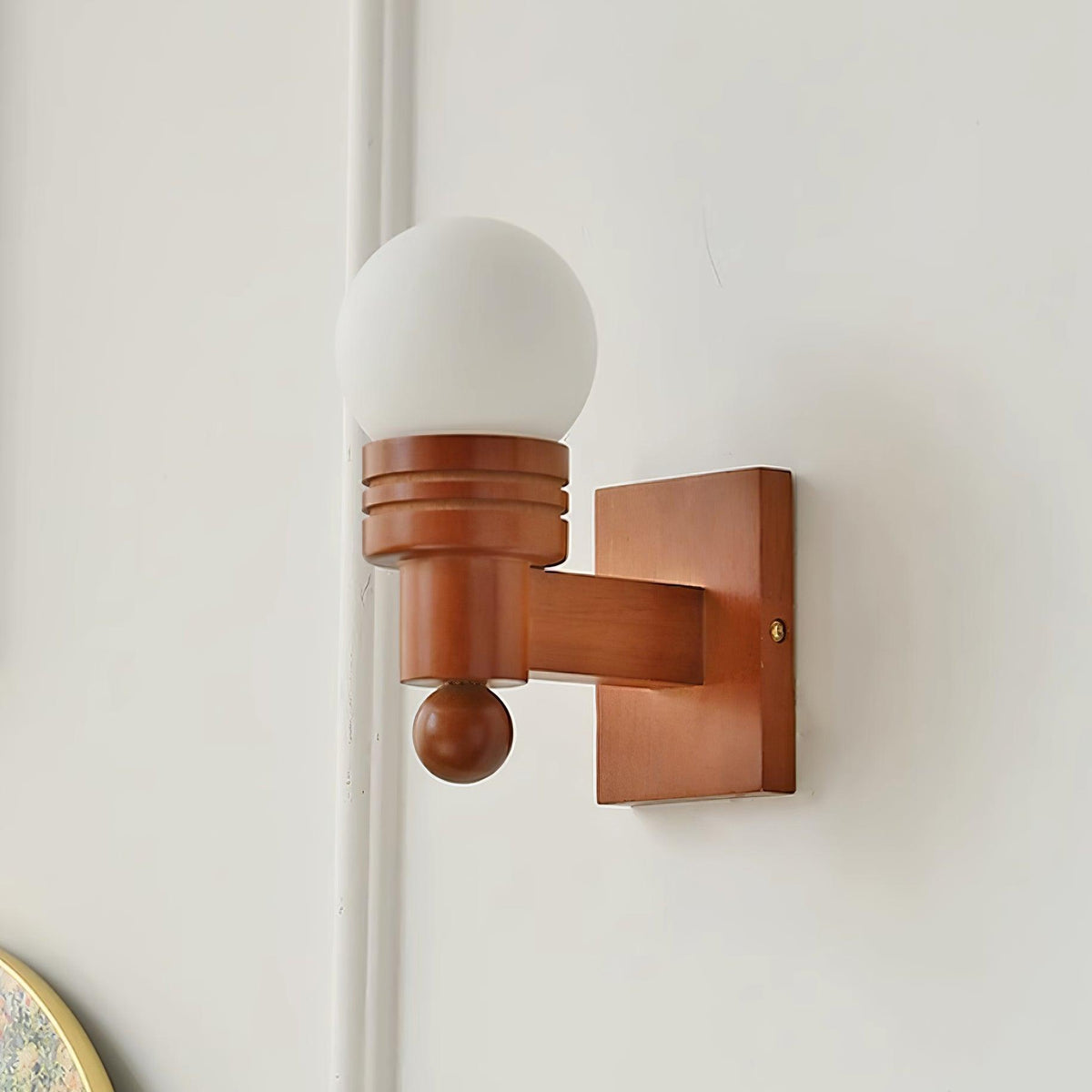 Beam Wandleuchte aus massivem Holz