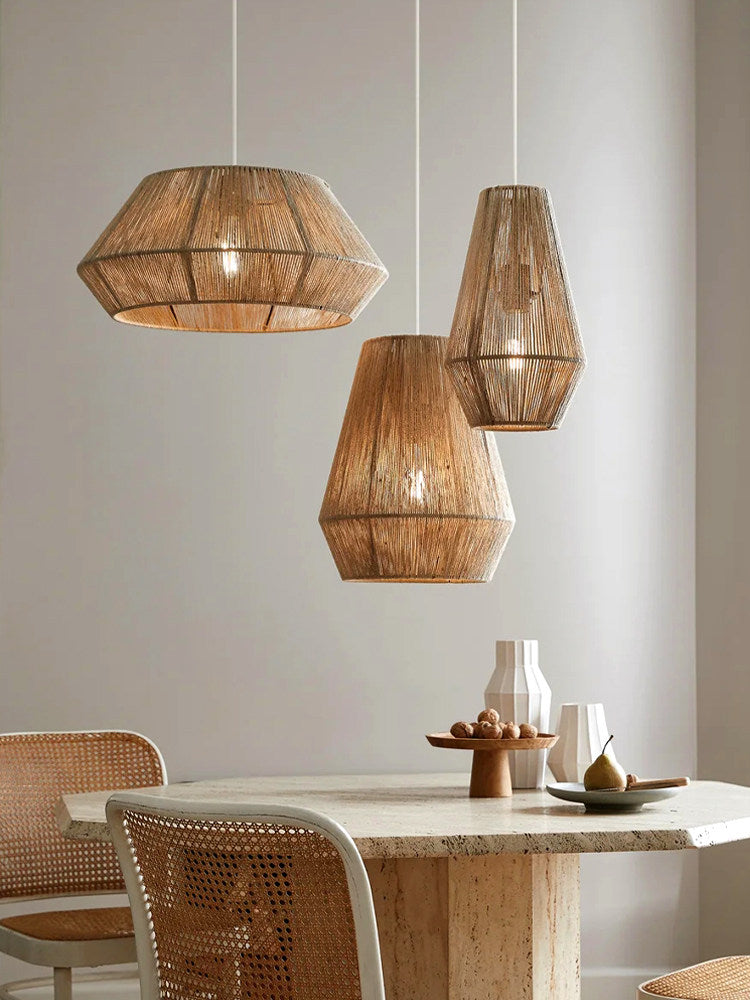 Navenwick Facettierte Seil-Pendelleuchte
