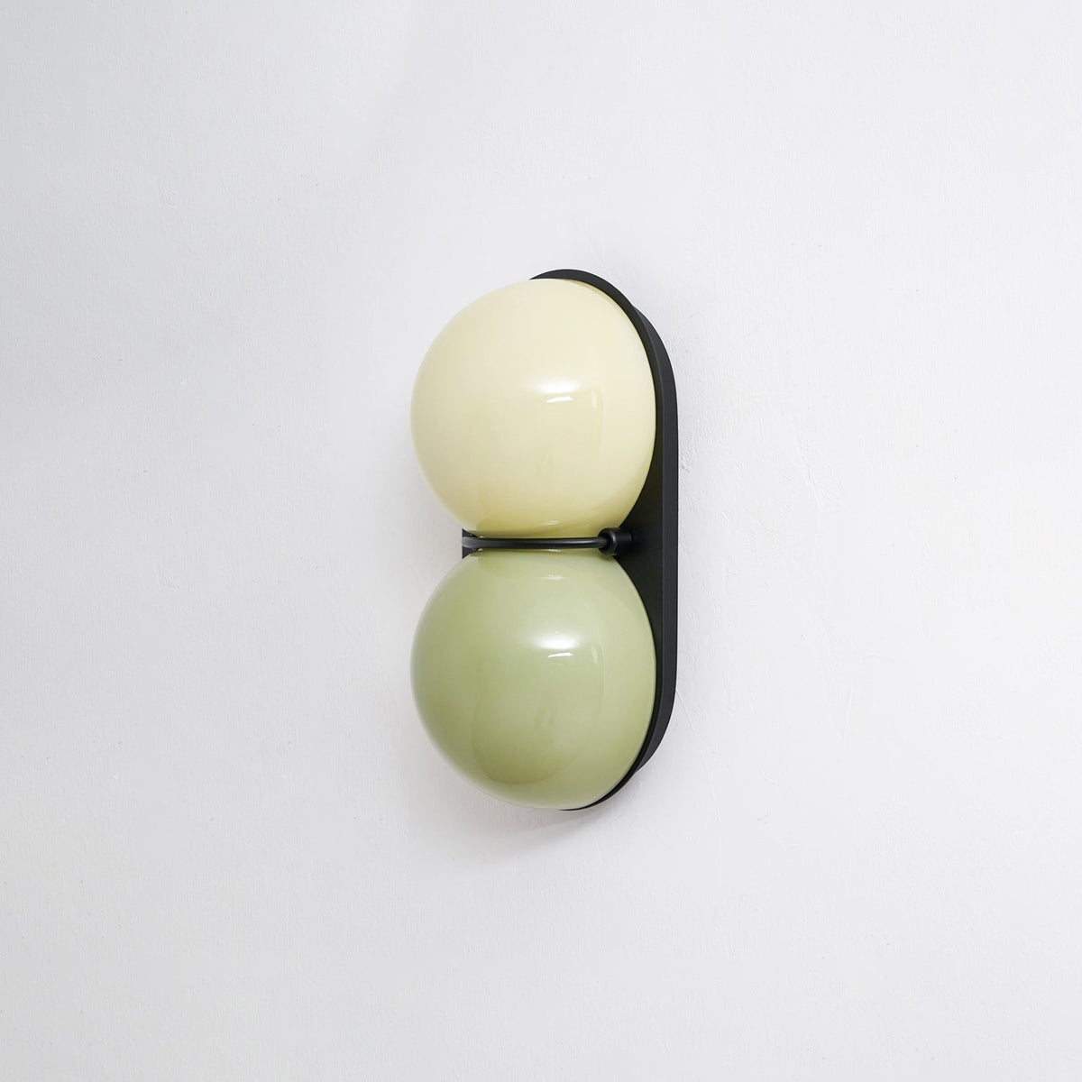 Two Kugeln aus Glas Wandleuchte