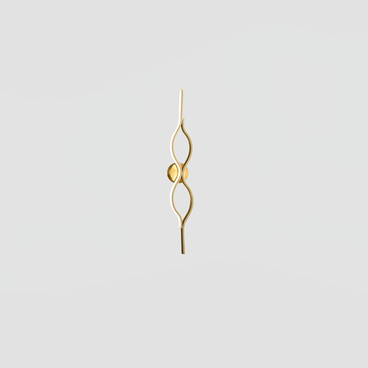 Myvenen Classic Twist Messing-Wandleuchte
