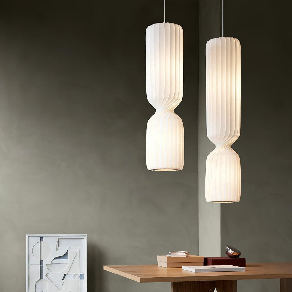 Twist Minimalistische Pendelleuchte aus PVC