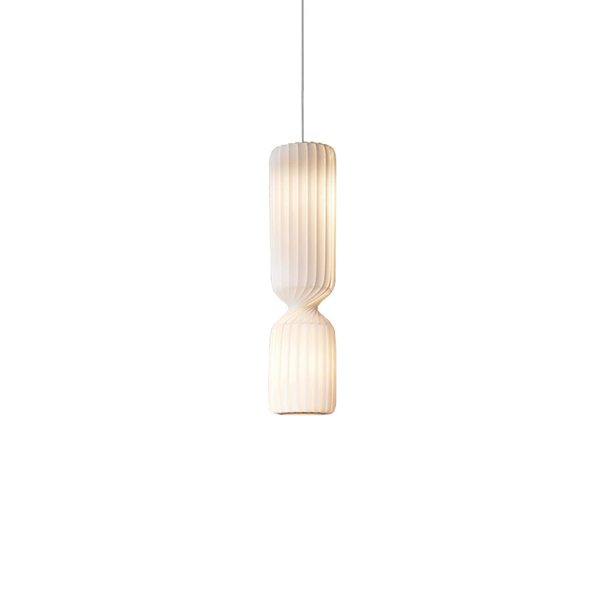 Twist Minimalistische Pendelleuchte aus PVC