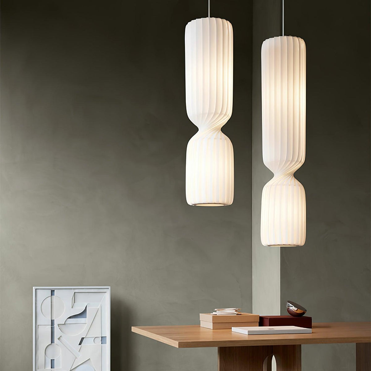 Twist Minimalistische Pendelleuchte aus PVC