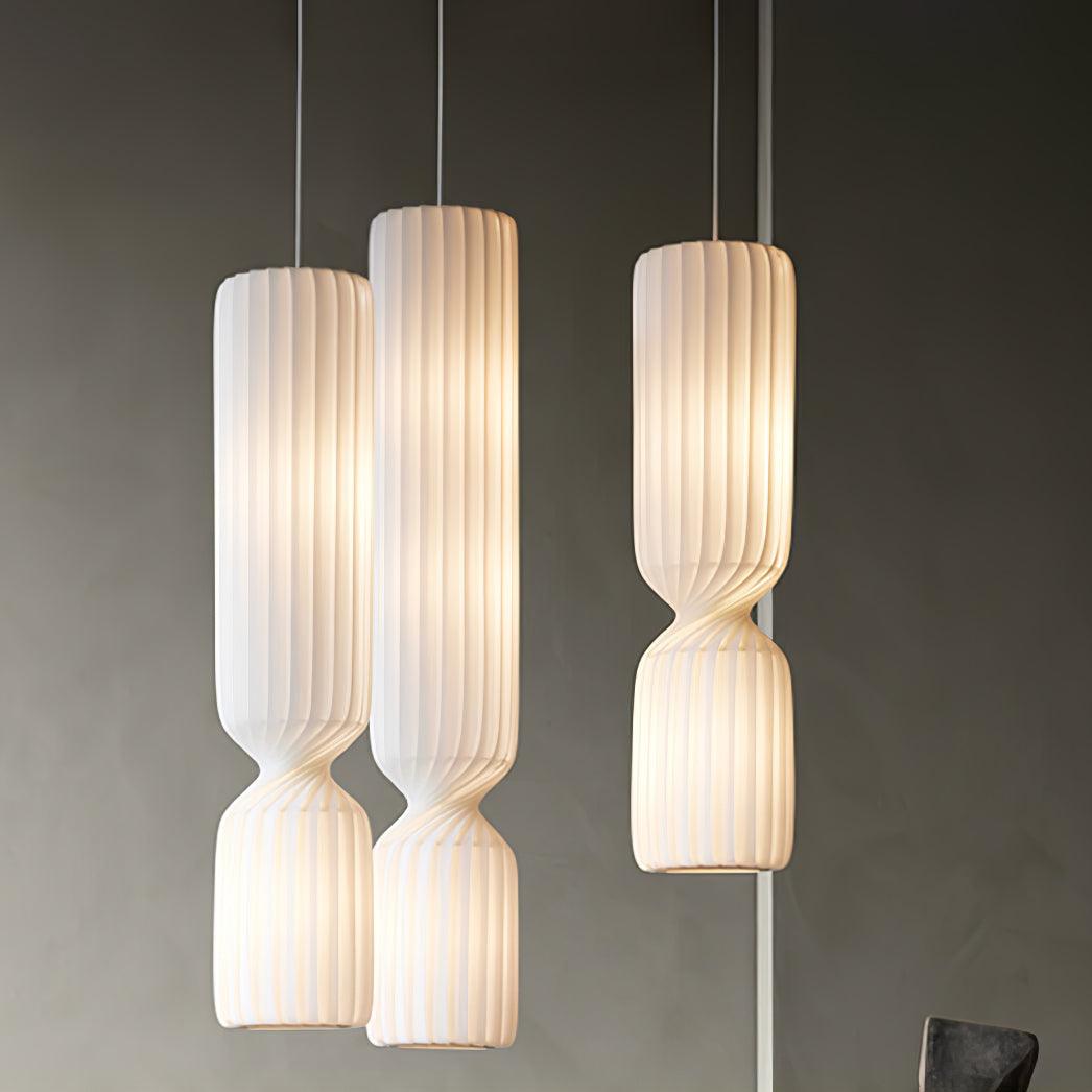 Twist Minimalistische Pendelleuchte aus PVC