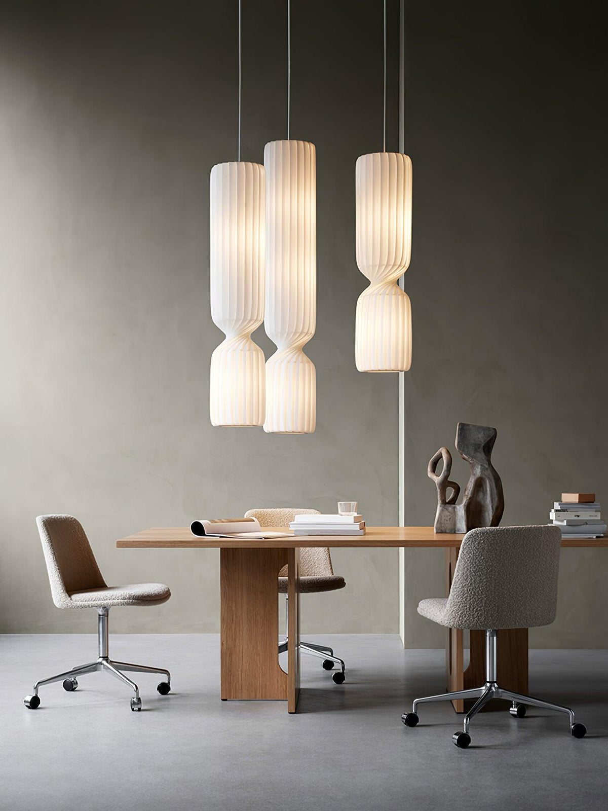 Twist Minimalistische Pendelleuchte aus PVC