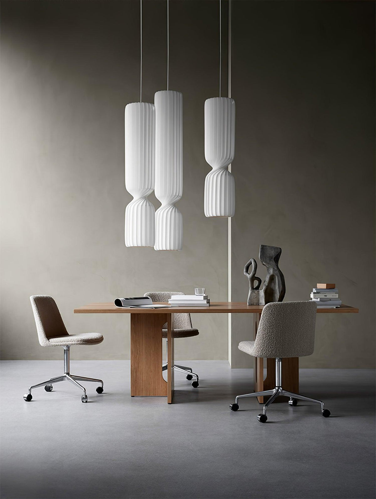 Twist Minimalistische Pendelleuchte aus PVC