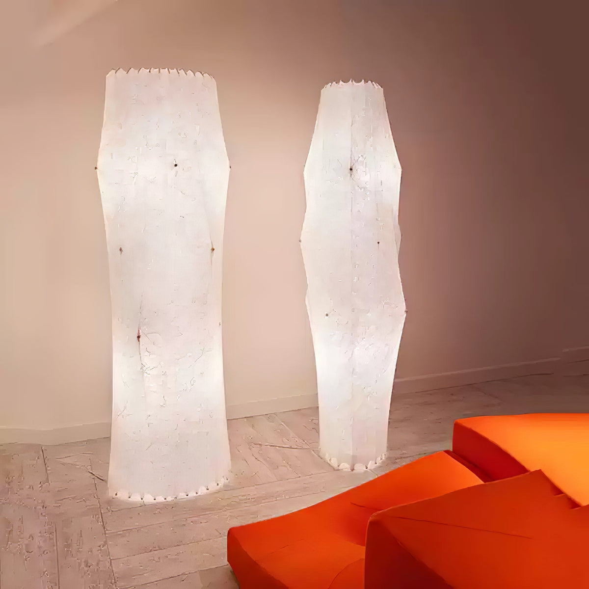 Vela Twist Seide Stehleuchte