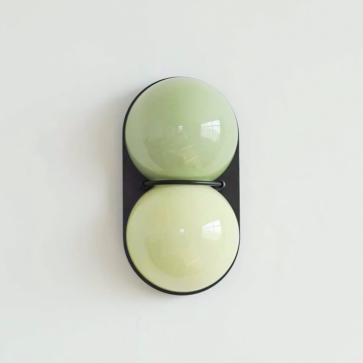 Two Kugeln aus Glas Wandleuchte