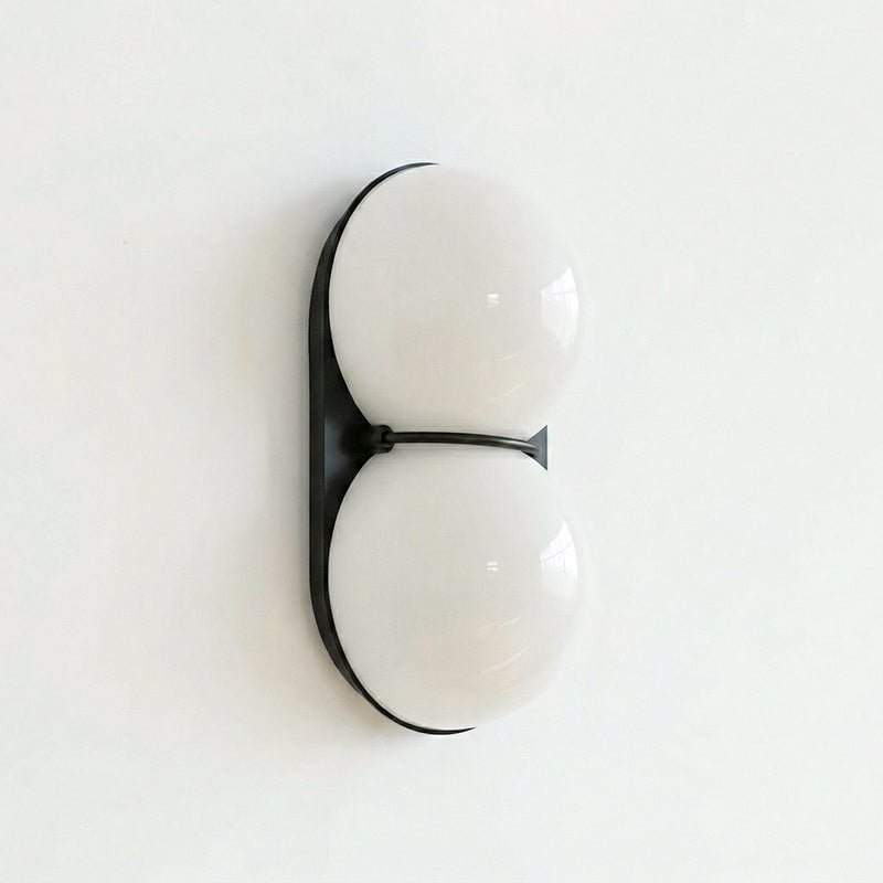Two Kugeln aus Glas Wandleuchte