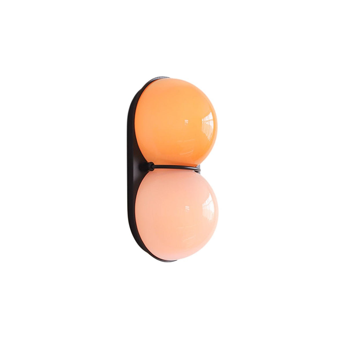 Two Kugeln aus Glas Wandleuchte
