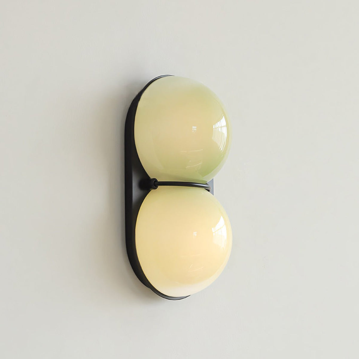 Two Kugeln aus Glas Wandleuchte